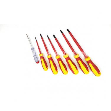 7 piece  VDE 1000 V Electric Insulated Screwdriver Set   310107