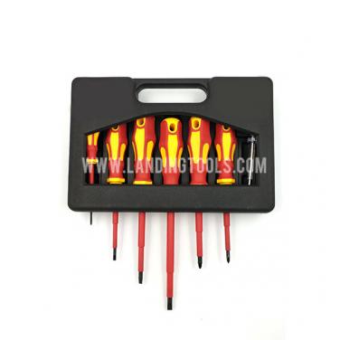 7 Piece  VDE 1000 V Electric Insulated Screwdriver Set   310108