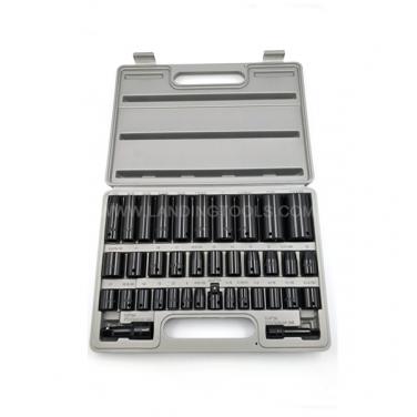 38pcs Impact Socket Set With Chrome Vanadium Steel   701504