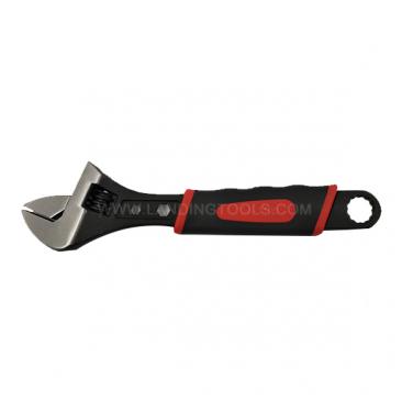 Adjustable Wrench With PVC Handle    337001