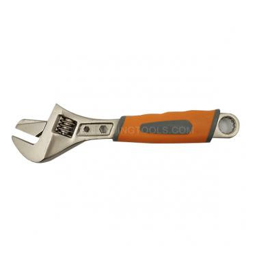 Adjustable Wrench With PVC Handle   337002