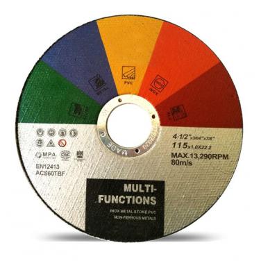 Multi-Functions Features of Stainless Steel Cutting Wheel    501204