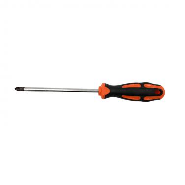 High Quality Screwdriver  With PP+TPR  handle  CR-V 6150 Blade  Black Tip with magnetic   644803