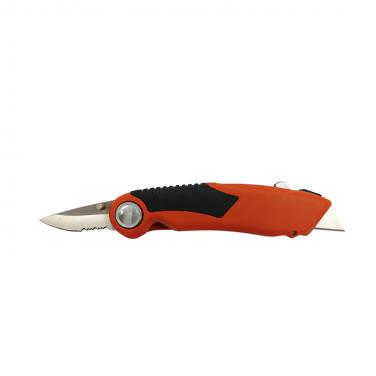 Utility Knife With Folding Sport Blade  Include 2 pcs Blades   386014