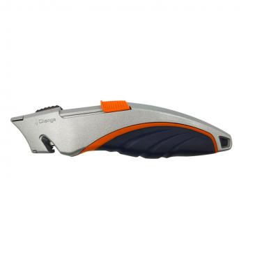 New Utility Knife  Metal-alloy Housing  Mulit-stop actuator and retractable blade   386005