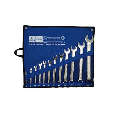 Professional Quality 12pcs Combination Spanner Set DIN Standard   334904