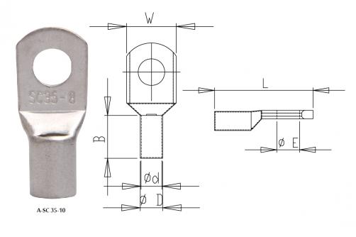 A-SC Copper Tube Terminals