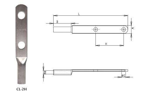 CL-2H Copper Tube Terminals