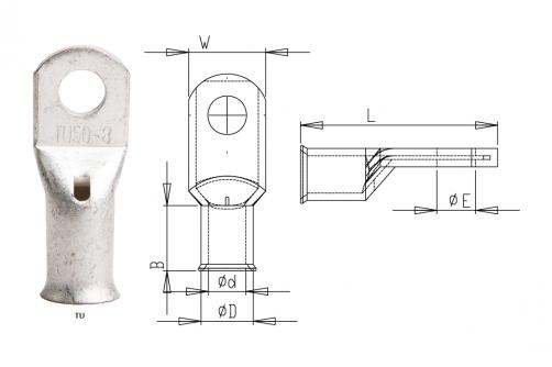 TU Bell-Mouth Copper Tube Terminals