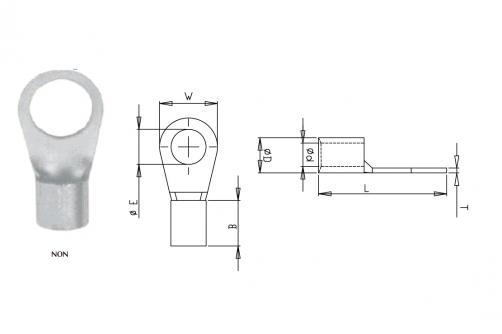 Non-Ring Terminals DIN46234