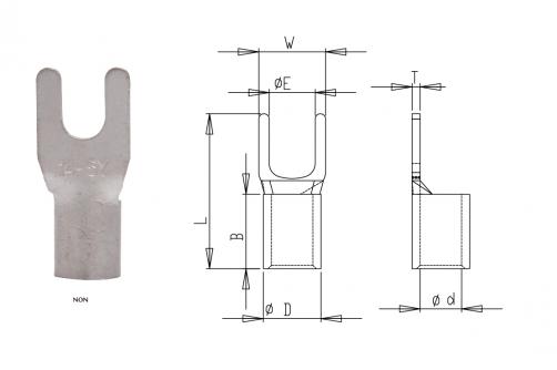Non-Insulated Spad Terminals