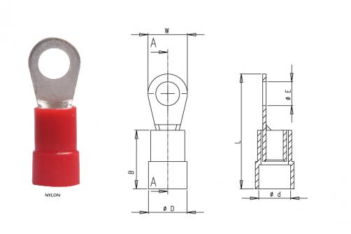 Nylon-Insulated Ring Terminals