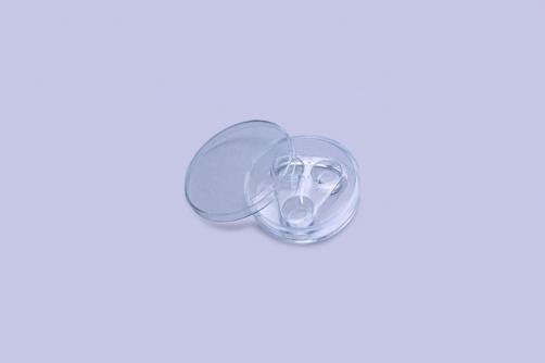 Embryo Thawing Petri Dish for Assisted Reproductive  (Three holes)