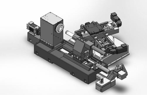 CNC Spinning and Turning Machine (Single Roller) SIO-SG1500