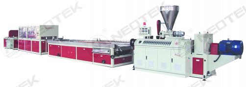 PVC wide door extrusion line