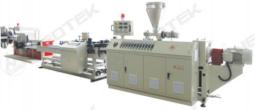 PVC Single Wall Corrugated Pipe Extrusion Line