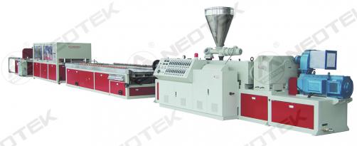 WPC Wide Door Extrusion Line