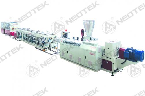 Extrusion Line Of Double-Cavity PVC Pipes