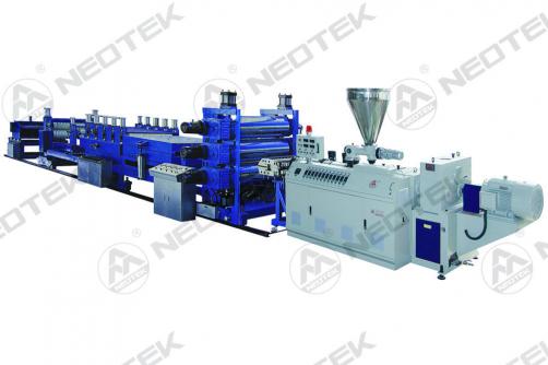 PVC Corrugated Sheet Extrusion Line