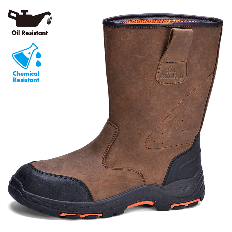 High Knee Safety Boots