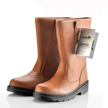 H-9430 Brown  Safety  Shoes