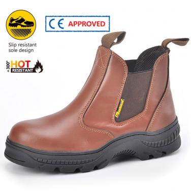 HRO safety boots brown without laces M-8025 Brown