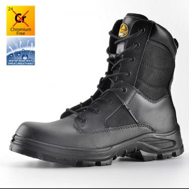 High safety boots and leather oxford cloth H-9438