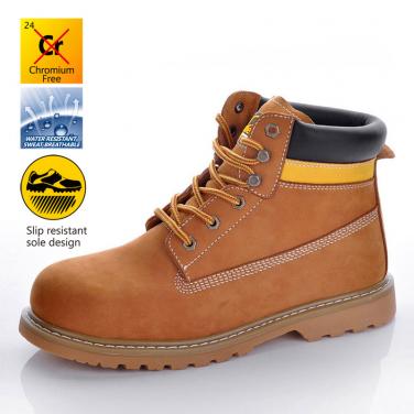 Safety shoes goodyear nubuck M-8173 Brown