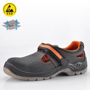 Nubuck safety sandal L-7009