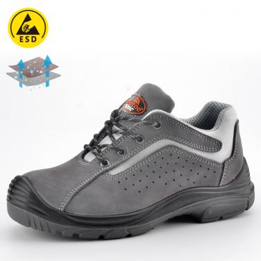 Safety shoe for summer gray L-7288