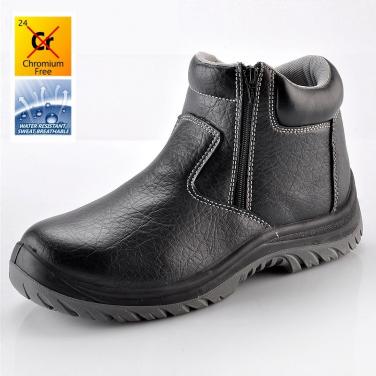 Safety shoe with zipper on side M-8160