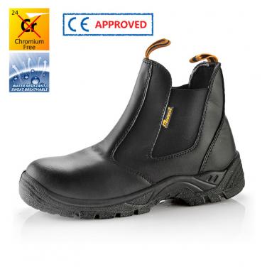 Lace-up safety shoes M-8025Black