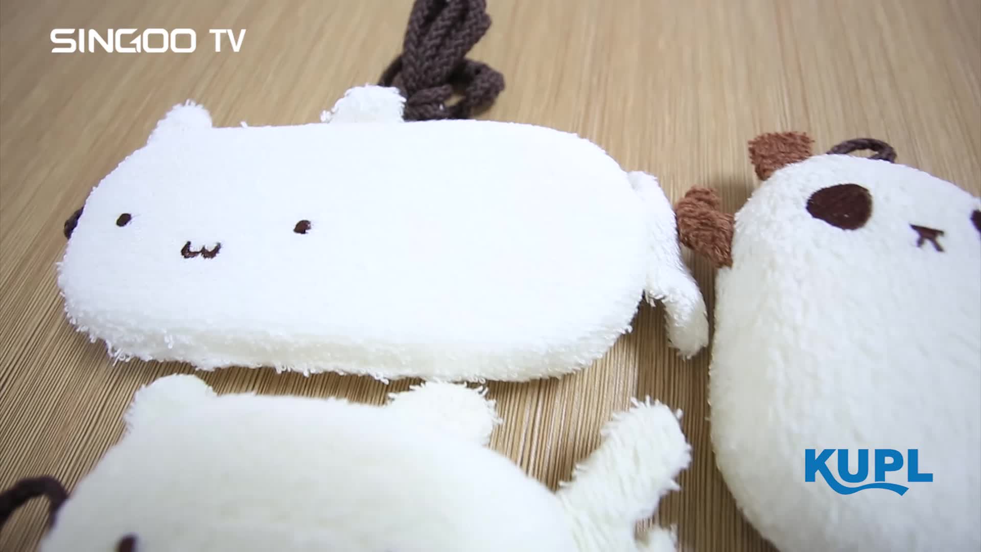 Lovely Sea Lion Milk Fiber Bath Sponge Brush (Glove-shaped)