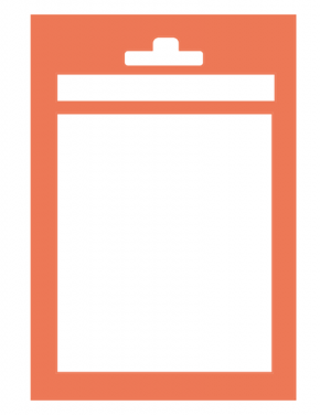 Flat bag with zipper