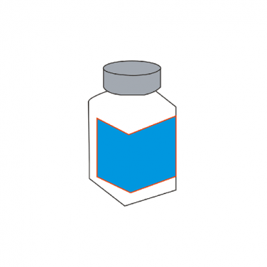 One page three sdies sticker labeling