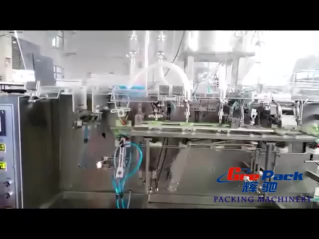 Premade retort/ spout doypack pouch packing machine