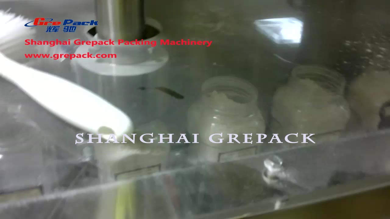 Powder bottle filling machine