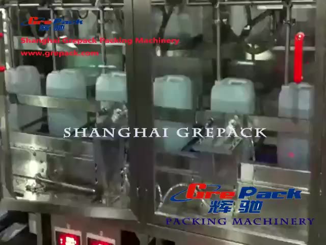 Liquid weighting and filling machine
