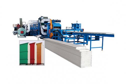 Garage Sectional Door Panel Machine