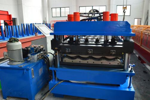 Color Steel Glazed Roofing Tile Making Machine