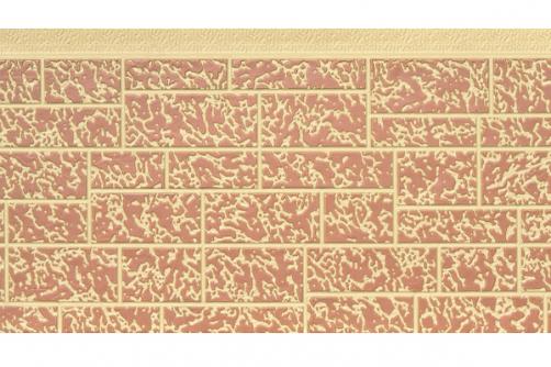 Exterior stone pattern wall panel