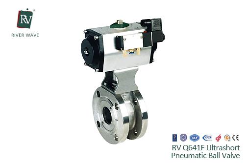 RV Q641F Ultra-short Pneumatic Ball Valve