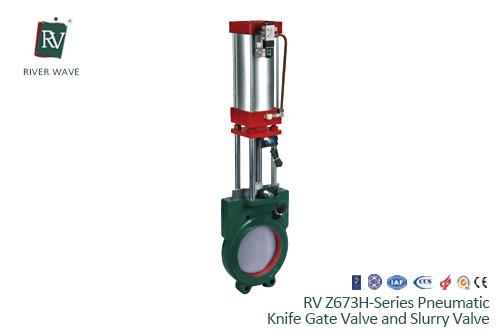 RV Z673H Pneumatic Knife Gate Valve and Slurry Valve