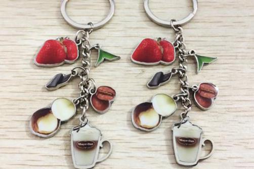 Metal customized key buckle