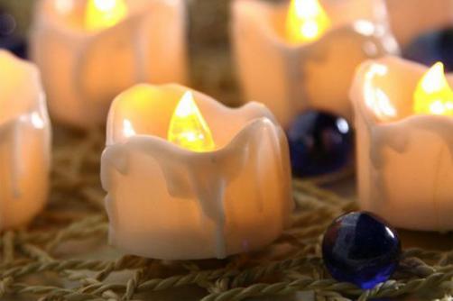 Tears short LED electronic tea wax