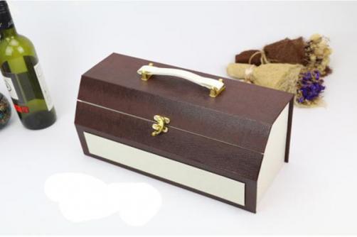 Upscale wine packaging box