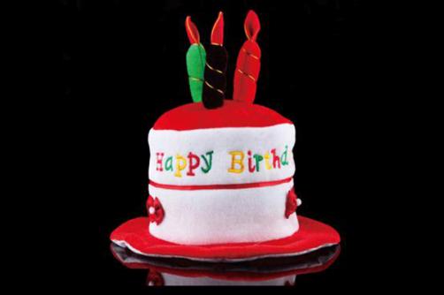 Birthday cake hat