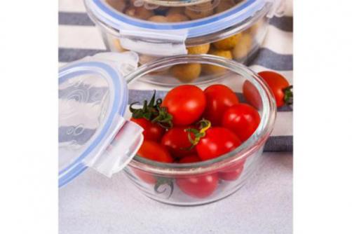 Heat-resistant glass crisper