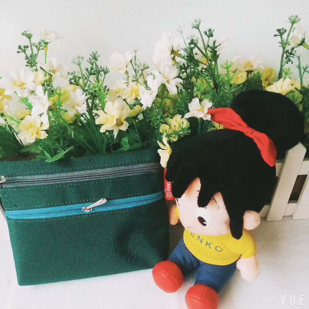 A purse with a passport pocket