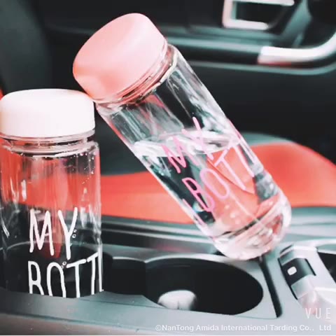 A plastic accompanying advertising cup